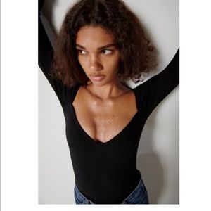 Zara sweetheart bodysuit